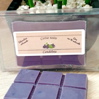 Fondant tablette naturel et artisanal parfum cerise noire