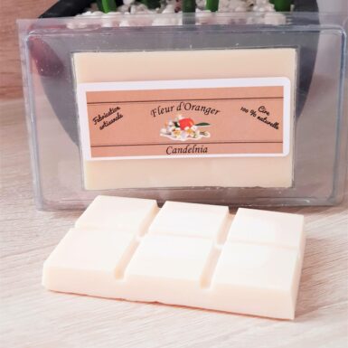 Fondant tablette naturel et artisanal parfum fleur d'oranger