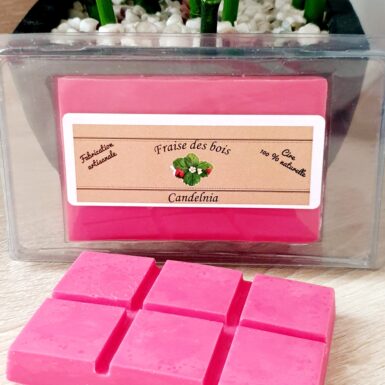 Fondant tablette naturel et artisanal parfum fraise