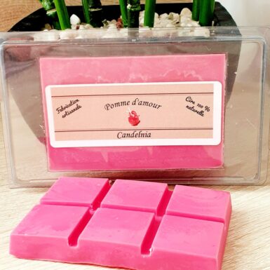 Fondant tablette naturel et artisanal parfum pomme d'amour