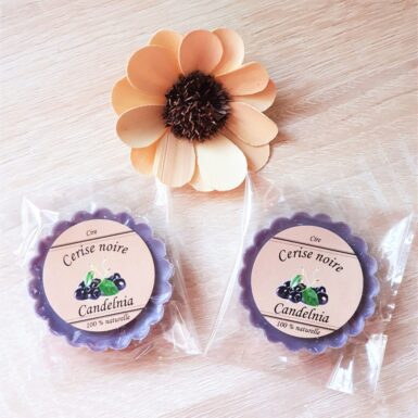 Fondant tablette naturel et artisanal parfum cerise noire