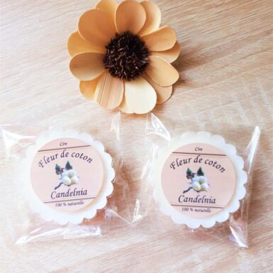 Fondant tablette naturel et artisanal parfum fleur de coton